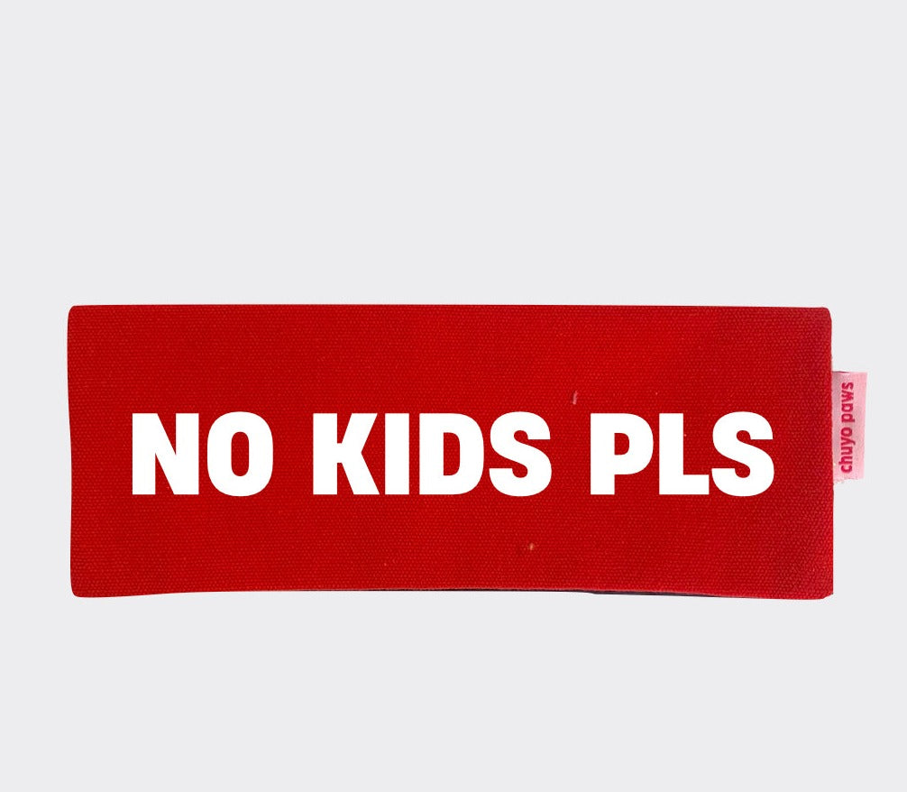 No Kids Pls Leash Wrap/Leash Sleeve