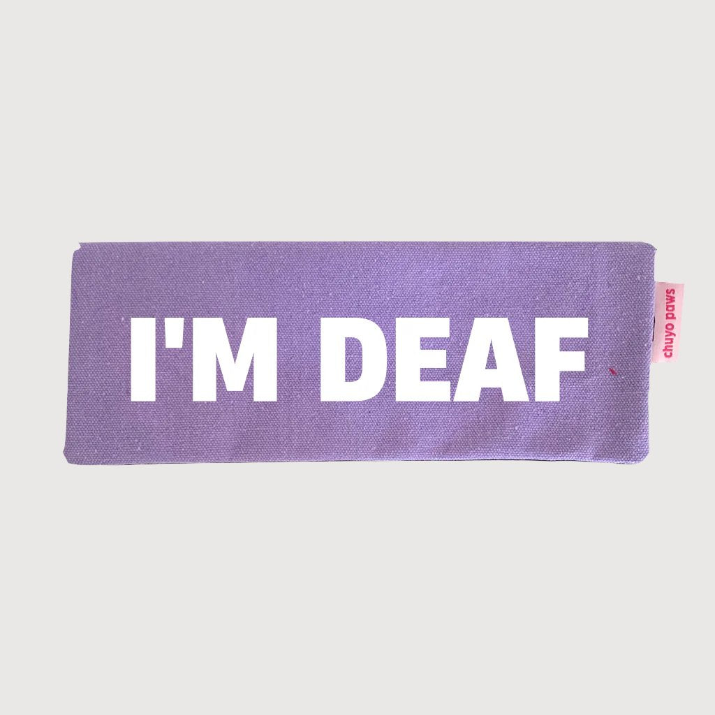 I'm Deaf Dog Leash Wrap/Leash Sleeve