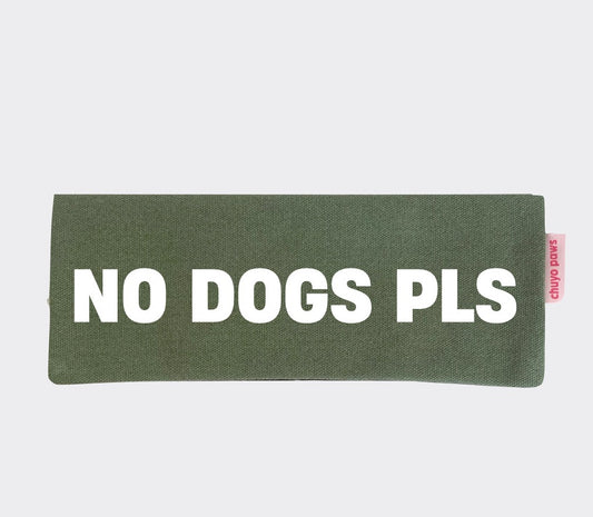No Dogs Pls Leash Wrap/Leash Sleeve